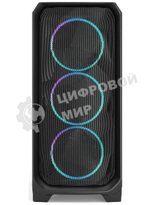 Корпус Fractal Design Meshify 3 Black RGB TG Light Tint, Midi-Tower, чёрный, 3 x 140 мм