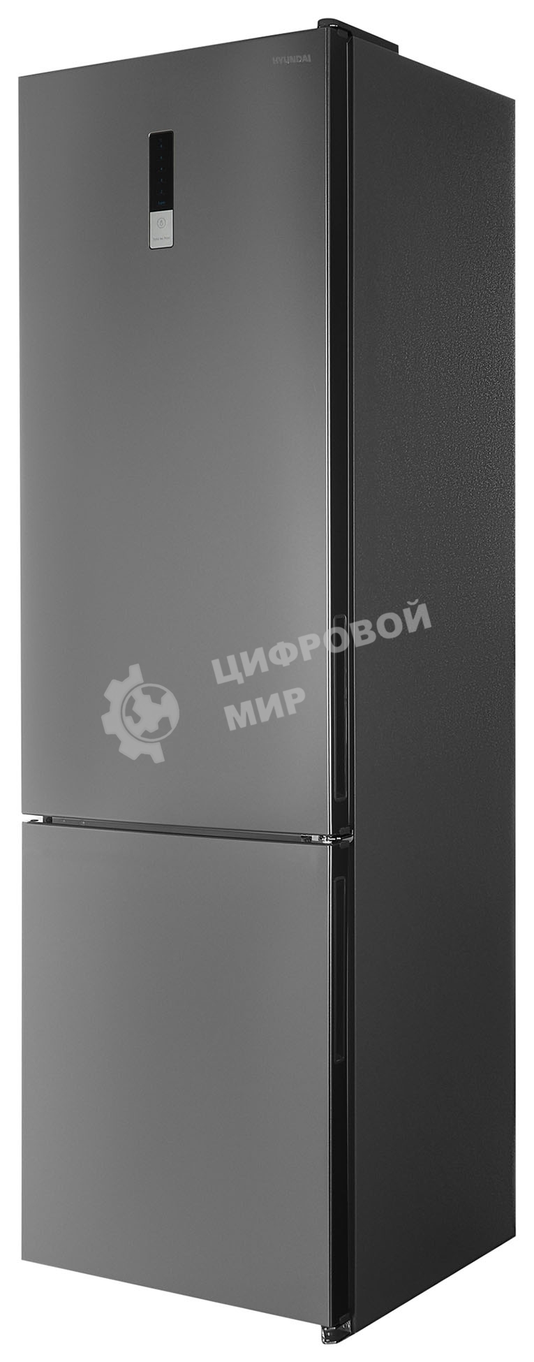 Холодильник Hyundai CC3595FIX нержавеющая сталь двухкамерный 245/115л морозилка снизу