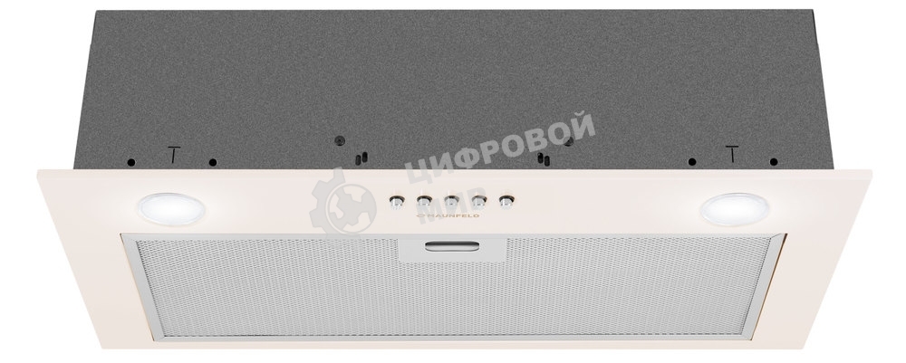 Вытяжка полновстраиваемая Maunfeld Crosby Singl 60, бежевый, 59.8 см, 850 куб. м/ч, 48 дБ