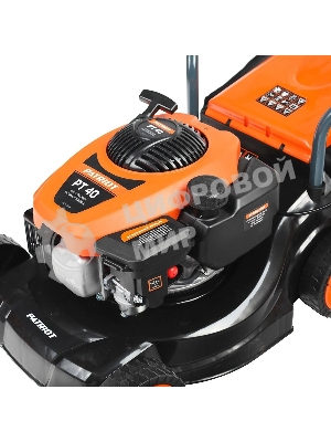 Газонокосилка бензиновая PATRIOT PT 40, 130сс, 3,5 л.с., 40 см, 35л. трав., пластик. дека,