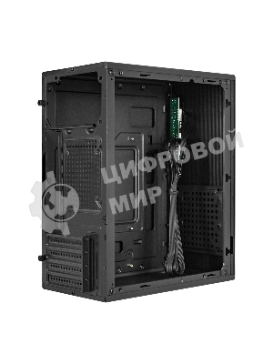 Компьютерный корпус Minitower ExeGate BAA-308MUC-AA500 (mATX, БП AA500 с вент. 8см, 1хUSB+1хUSB 3.0+1хTypeC, HD Audio, черный)