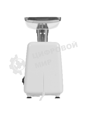 Мясорубка электрическая RENOVA MG200-R1WL белый, 2000 Вт, 2.0 кг/мин, реверс, защита от перегрузки, металлический лоток, насадки - 8