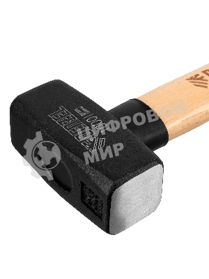 Кувалда Denzel 1000 г, кованая головка, буковая рукоятка