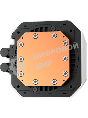 Система жидкостного охлаждения Deepcool LM240 WH ARGB Soc-AM5/AM4/1200/1700/1851 белый 4-pin 19-36dB Al LCD 220W 1404gr Ret (R-LM240-WHDMMC-1)