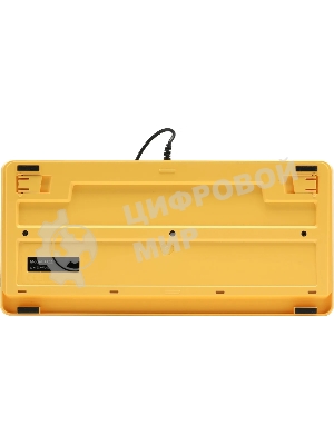 Комплект клавиатура+мышь A4Tech FStyler F1110 проводной, USB, 2000 DPI, чёрный/жёлтый