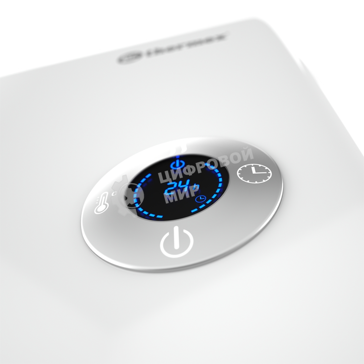 Конвектор электрический Thermex Frame 2000E белый, 2000 Вт, 25 м2, термостат, дисплей, WiFi