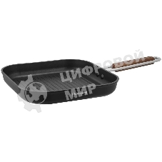 Сковорода-гриль Rondell Fjord RDA-1798, 26 см, без крышки, черный