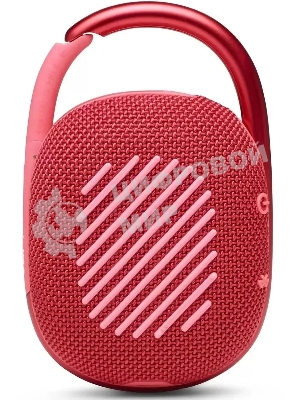 Колонка портативная JBL Clip 4 красный 5W 1.0 BT 15м 500mAh (JBLCLIP4REDAM)
