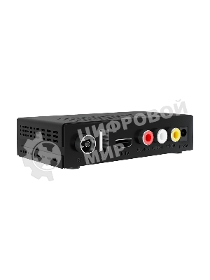 Приставка для цифрового ТВ SoundMax SM-DVBT284 черный, DVB-T2, DVB-T, DVB-C, HDMI, USB 2.0 х2