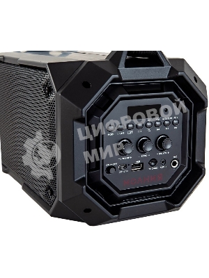 Колонка портативная Ural Молния Молния 600 черный 60W 2.0 BT/3.5Jack 3000mAh