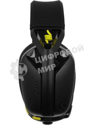 Гарнитура Logitech G435 чёрный/жёлтый, беспроводная, Bluetooth/USB, до 18 ч