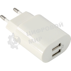 Сетевое зарядное устройство Defender UPC-24 2XUSB 5V/2.1A