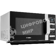 Микроволновая печь Hyundai HYM-D3044 черный/серебристый, 23 л, 900 Вт, переключатели - электронное
