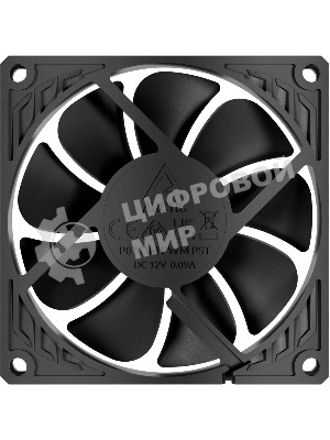 Вентилятор для корпуса ARCTIC P8 SLIM PWM PST Black (ACFAN00295A) черный 80мм 3000rpm 4-pin
