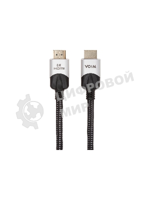 Кабель VCOM CG865-3M HDMI 19M/M,ver. 2.1, 8K@60 Hz 3 м VCOM CG865-3M