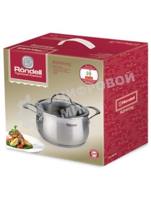 Кастрюля с кр Rondell Admiring 18 см (2,5 л)