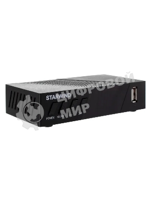 Приставка для цифрового ТВ Starwind CT-140 черный, DVB-T2, DVB-T, DVB-C, HDMI, USB 2.0 х2