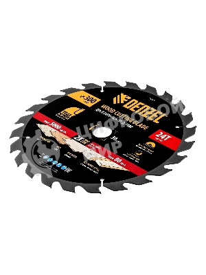 Пильный диск по дереву Denzel ф300 х 30 мм, 24 зубьев