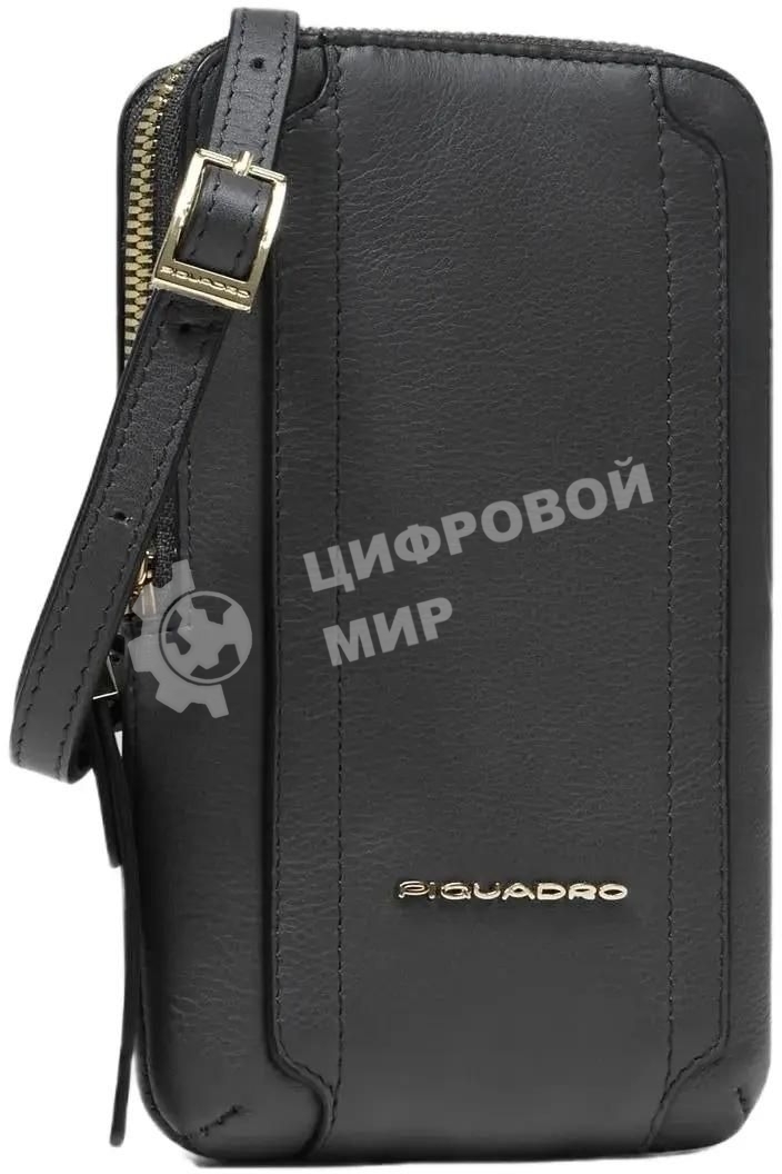 Чехол для смартфона Piquadro Circle AC6835W92R/N черный натур.кожа