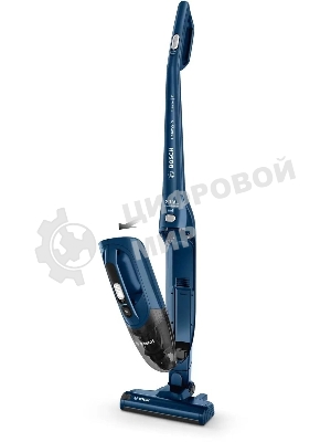 Пылесос вертикальный Bosch BCHF 2MX20 синий, питание от аккумулятора, 150 Вт, уборка сухая, пылесборник 0.4 л
