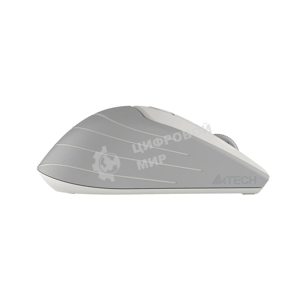 Мышь беспроводная A4Tech Fstyler FG30 белый/серый, 2000 dpi, радиоканал, USB, кнопки - 5
