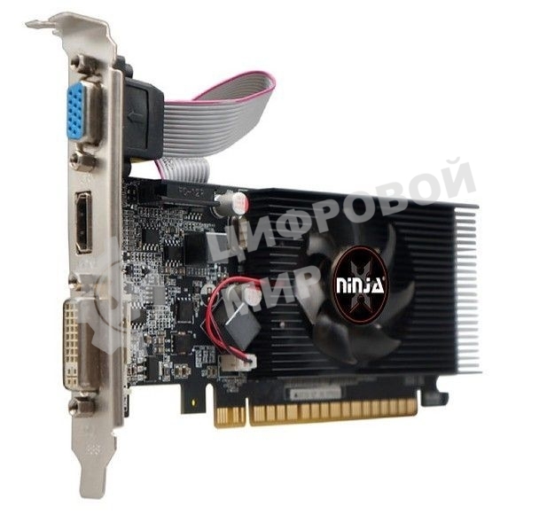 Видеокарта Ninja (Sinotex) Geforce GT610 PCIE (48SP) 2G 64-bit DDR3 DVI HDMI CRT