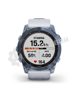 Умные часы Garmin Fenix 7x Sapphire Solar синий минерал 51мм