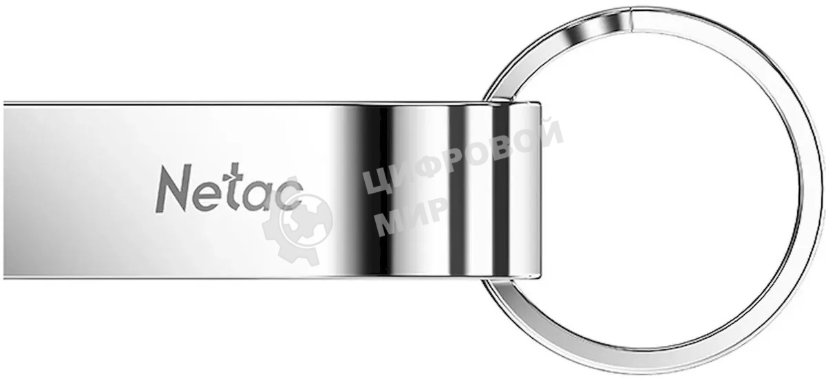 Флешка USB Netac U275 (NT03U275N-008G-20SL), 8Gb, USB 2.0, R/W 50/15, серебристый