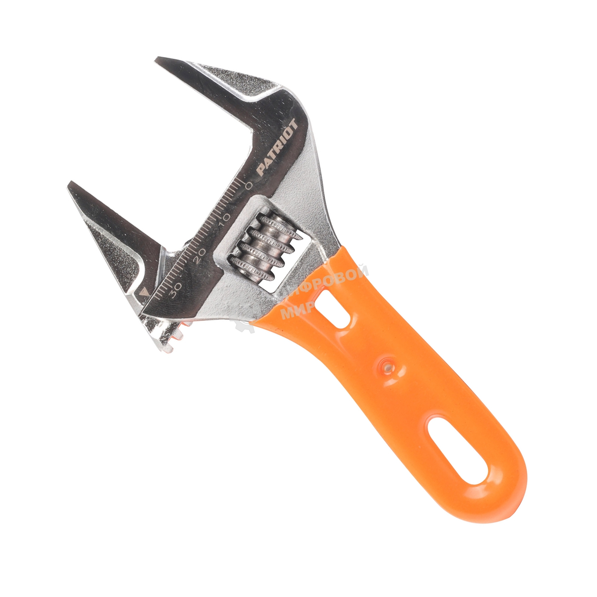 Ключ разводной Patriot SAW 135, Cr-V, тонкие губки, укороченная рукоять, 135 мм, зев 34 мм