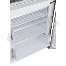 Холодильник Korting KNFC 72337 XN черный двухкамерный 324/108л морозилка снизу, No Frost