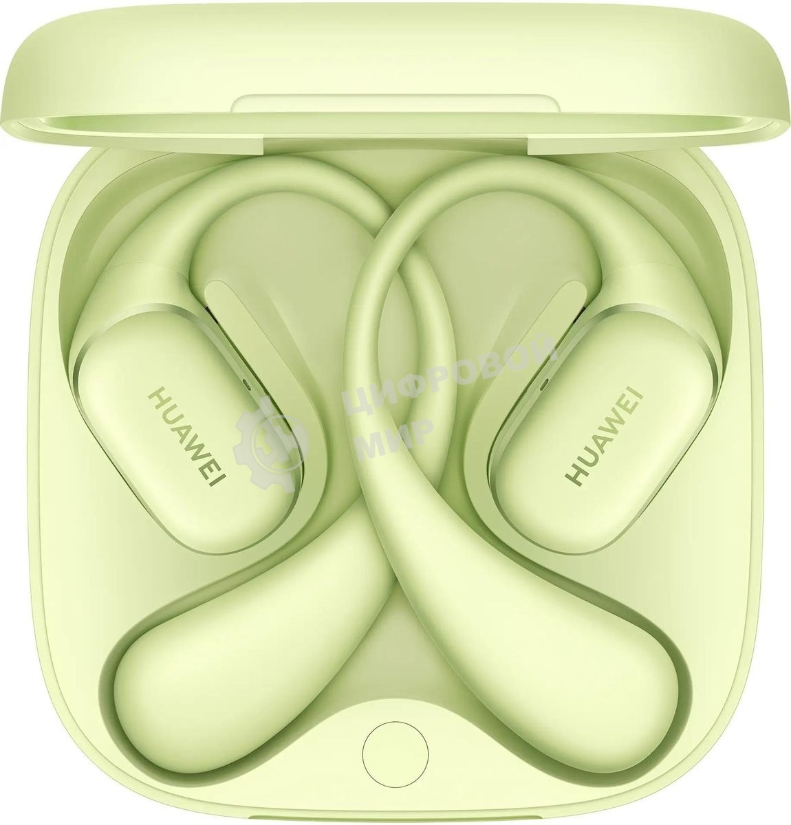 Наушники TWS Huawei FreeArc (Moose-T00) зеленый, открытые (накладные с дужкой), Bluetooth, до 7 ч
