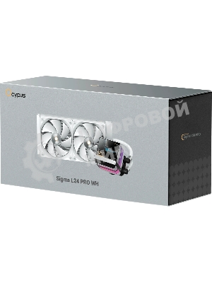 Система охлаждения Ocypus Sigma L24 PRO WH IPS Display/white/290W/All Intel/AMD AM*/Screws