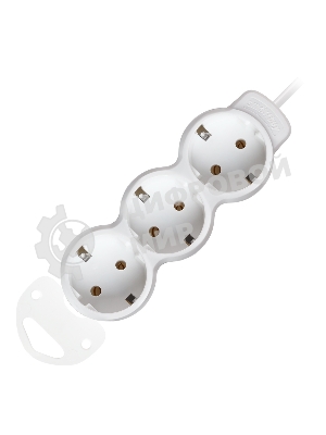Удлинитель Smartbuy (SBE-16-3-1.5m-Z) 3 гн х 1,5 м белый