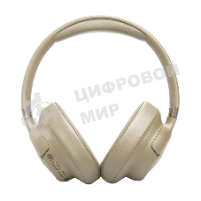 Беспроводные/проводные наушники JBL Tune 780NC бежевый, полноразмерные, Bluetooth + проводной, адаптивное шумоподавление