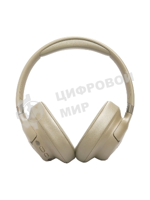 Беспроводные/проводные наушники JBL Tune 780NC бежевый, полноразмерные, Bluetooth + проводной, адаптивное шумоподавление