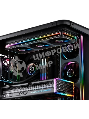 Кулер для корпуса JONSBO ZA-120BR Reverse (120x120x28мм, 4-pin PWM, ARGb, 62.4CFM, 37.3dBA, 2400RPM, черный)