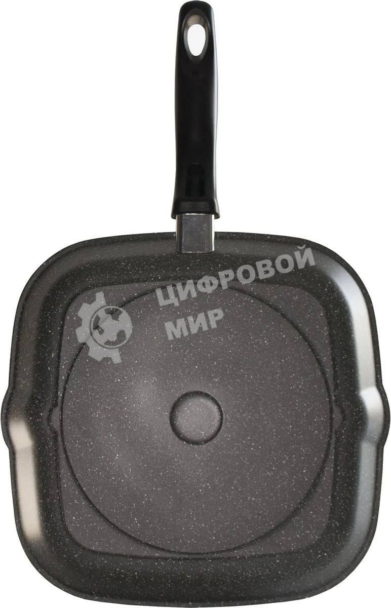 Сковорода-гриль StarWind Chef SW-CH3027GGR, 27х27 см, серый