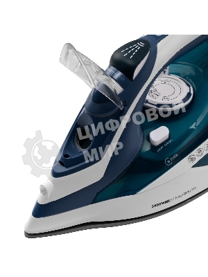 Утюг Galaxy Line GL 6138 бирюзовый, 3400 Вт, 80 г/мин, 240 г/мин, 450 мл