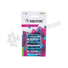 Элемент питания Космос LR03 (АAA) 1.5V Alkaline 12BL