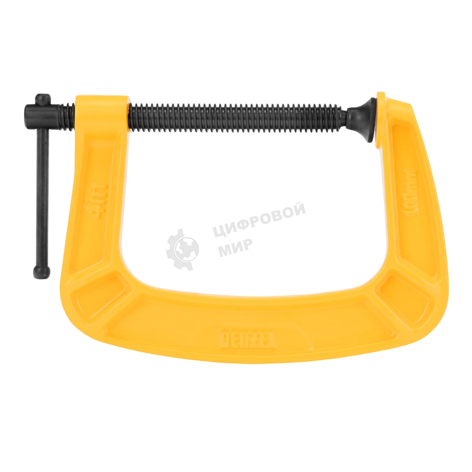 Струбцина Denzel G-образная, усиленная, 100 мм