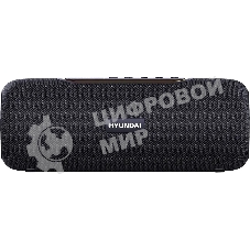 Портативная колонка Hyundai H-PS1021 черный/черный 25 Вт 1.0 BT 10м 1500mAh