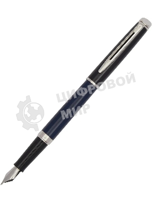 Ручка перьевая Waterman Hemisphere Colour Blocking (2202847) Blue/Black CT, F, сталь нержавеющая, подарочная коробка