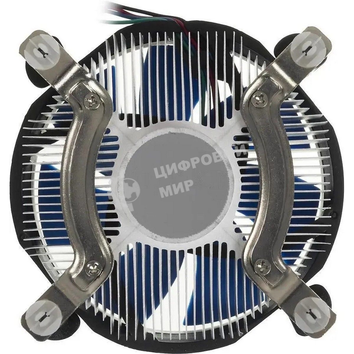 Кулер для процессора DEEPCOOL THETA 21 PWM черный/синий, 92 мм, алюминий, 2400 об/мин, 33.4 дБ, 4 pin, 95 Вт, 60.5 мм