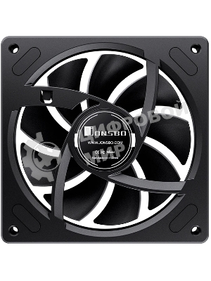 Кулер для корпуса JONSBO ZA-120BR Reverse (120x120x28мм, 4-pin PWM, ARGb, 62.4CFM, 37.3dBA, 2400RPM, черный)
