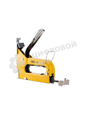 Мебельный степлер Deli DL1313 3-в-1. 4-8мм. 0,6 кг. Полностью стальная конструкция. Подходит для D/U/T.
