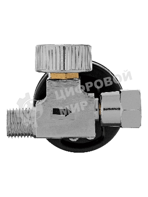 Регулятор давления с манометром Denzel для краскораспылителя K1500, 12 бар, 1/4