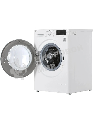 Стиральная машина LG F2J6TN0W 8кг, отжим: 1200об/мин, класс стирки: A, класс отжима: B, дисплей, защита от детей, белый