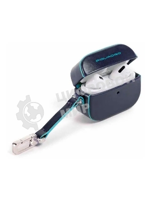Чехол для наушников Piquadro Blue Square AC5308B2/BLU2 синий натур.кожа