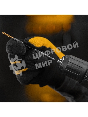 Сверло спиральное по металлу Denzel 3,5 х 112 мм, Р6М5, Golden Tip, удлиненное, 2 шт.