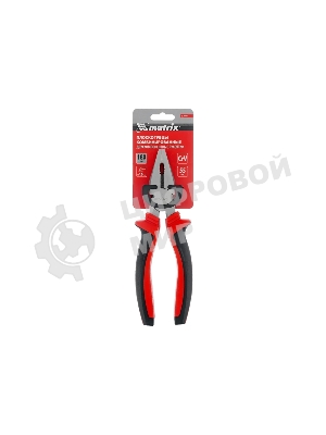 Плоскогубцы комбинированные Matrix 17091 180 мм, хром-ванадий, двухкомпонентные рукоятки